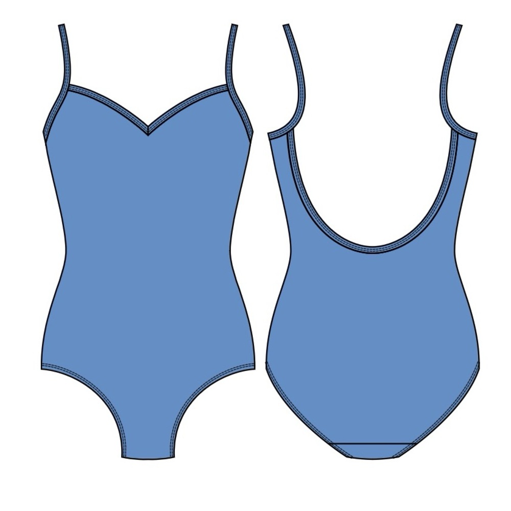 Eleve Dancewear Blue Custom Hannah Leotard